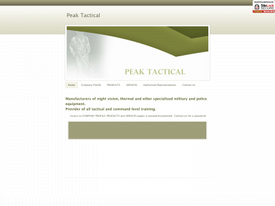 peaktacticalservices.com snapshot