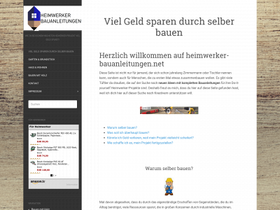 heimwerker-bauanleitungen.net snapshot