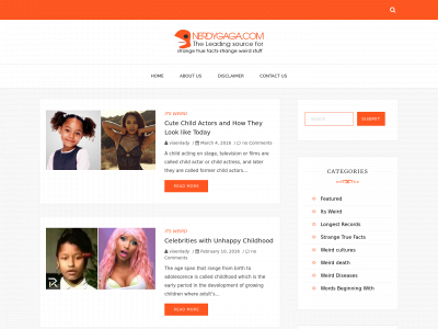 nerdygaga.com snapshot