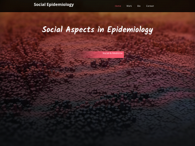 socialepidemiology.org snapshot