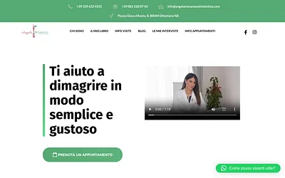 angelaromanonutrizionista.com snapshot