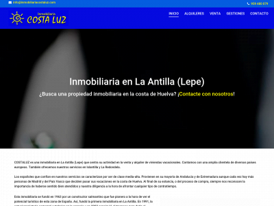 www.inmobiliariacostaluz.net snapshot