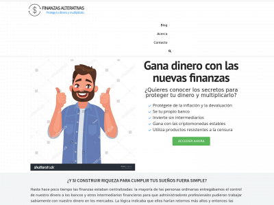 finanzasalternativas.com snapshot