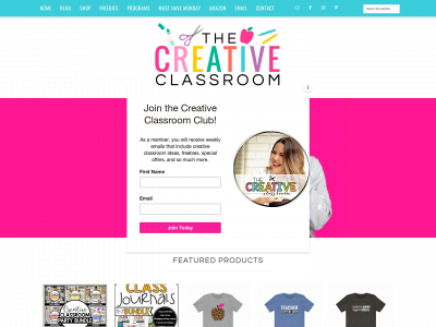 the-creative-classroom.com snapshot