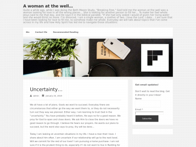 awomanatthewell.net snapshot