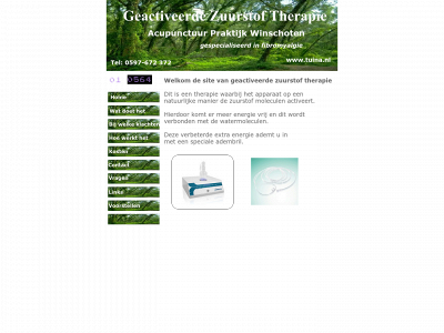 zuurstof-therapie.nl snapshot
