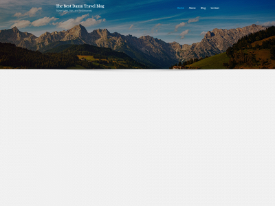 thebestdamntravelblog.com snapshot