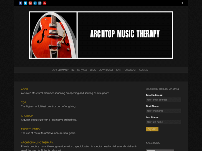 archtopmusictherapy.com snapshot
