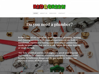 www.redgreenplumbing.com snapshot