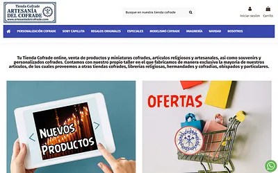 artesaniadelcofrade.com snapshot
