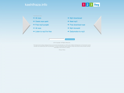 kashifraza.info snapshot