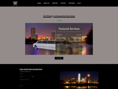 www.allreadylimos.com snapshot