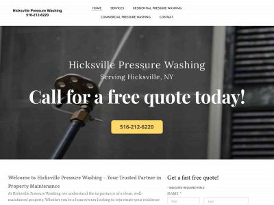 www.hicksvillepressurewashing.com snapshot