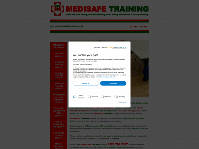 medisafetraining.co.uk snapshot