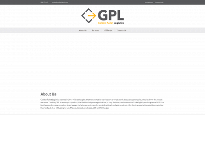 goldenpalletlogistics.com snapshot