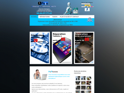 pcphones.fr snapshot