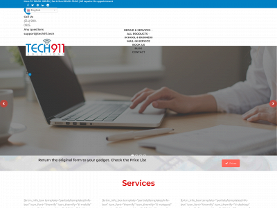 tech911.tech snapshot
