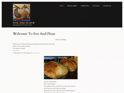 robsfoxandflour.com snapshot