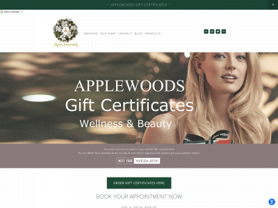 www.applewoodspa.com snapshot