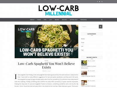 lowcarbmillennial.com snapshot