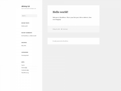 skinnyla.com snapshot
