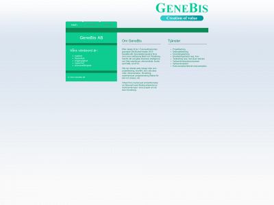 genebis.se snapshot