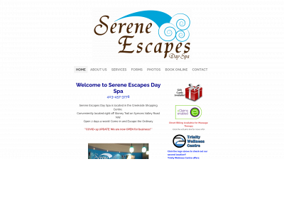 sereneescapes.ca snapshot