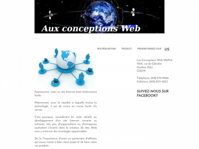 lesconceptionswebmelpat.com snapshot