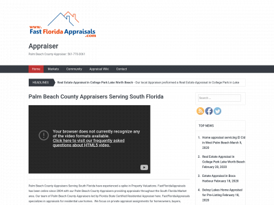 fastfloridaappraisals.com snapshot