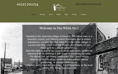 whitehartatworth.co.uk snapshot