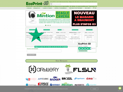 ecoprint-3d.be snapshot