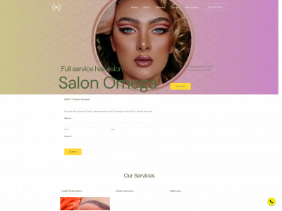 salonomega.com snapshot