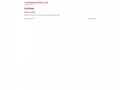 cesarperezvivas.com snapshot
