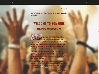 www.someonecaresministry.org snapshot
