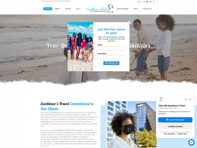 excellencestravel.com snapshot