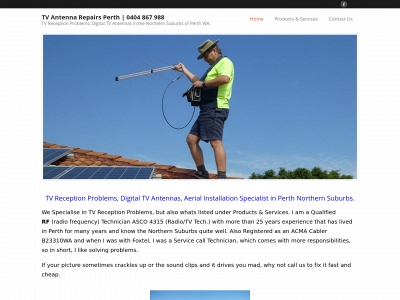 antennarepairsperth.com.au snapshot