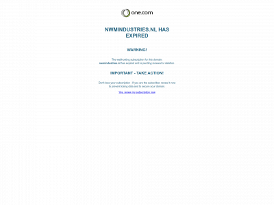 nwmindustries.nl snapshot