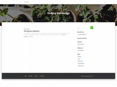 thesprout.blog snapshot