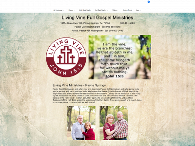lvministries.com snapshot