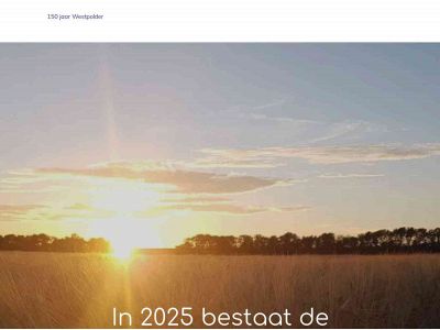 150jaarwestpolder.nl snapshot