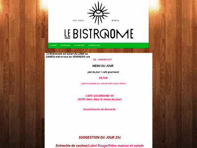 lebistronomenimes.fr snapshot