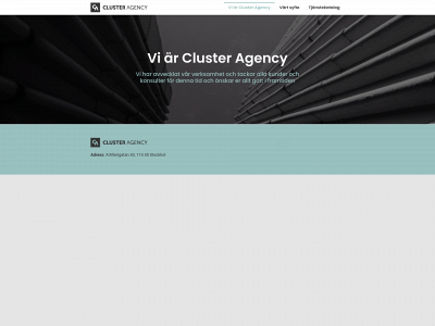 clusteragency.se snapshot