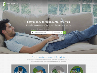 rentandrefer.com snapshot