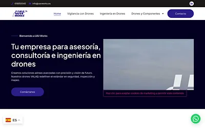www.uavworks.es snapshot