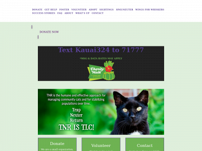 kauaicommunitycats.org snapshot