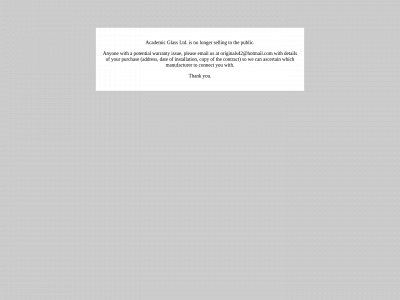 academicglass.ca snapshot