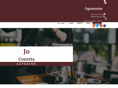 aquamarine-coffee.com snapshot