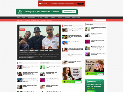 18karatreggae.com snapshot