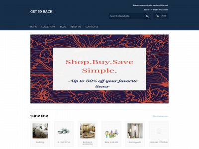 get50back.com snapshot