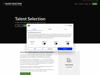 talentselection.dk snapshot